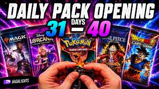 Daily Pack Opening: Days 31-40 Compilation