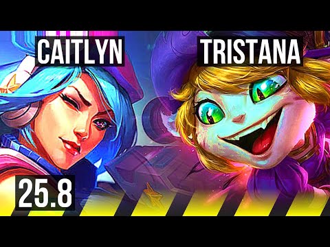 CAITLYN & Lulu vs TRISTANA & Leona (ADC) | EUW Diamond | 25.8