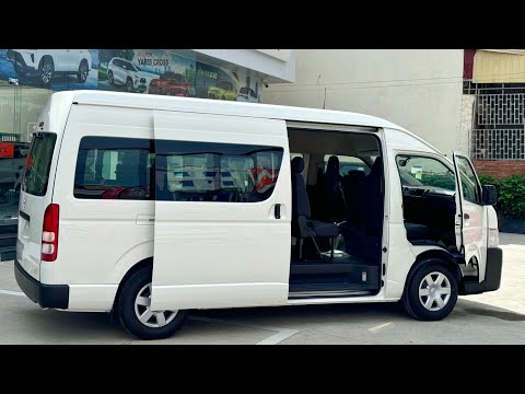 New Toyota Hiace ( 2024 )  Most Reliable Van, 15 Seater Full Review  - Interior and Exterior