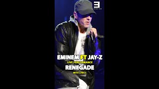 Throwback: Eminem and Jay-Z Classic &#39;Renegade&#39; Live Performance #shorts #eminem