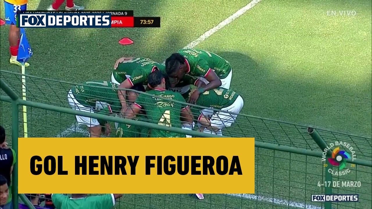 😎 GOL Henry Figueroa | Marathón 2-1 Olimpia | Fecha 9 | Clausura 2026 | Liga de Honduras
