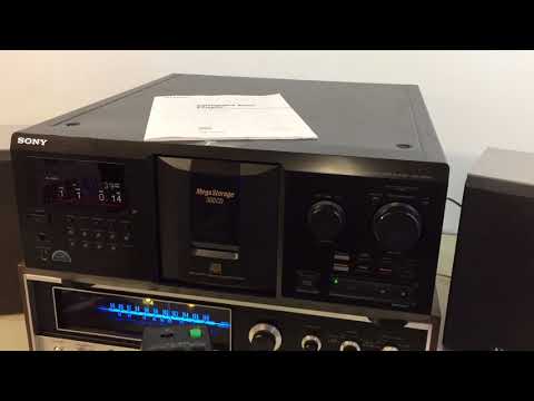 Sony 300 CD Mega storage player CDP-CX355