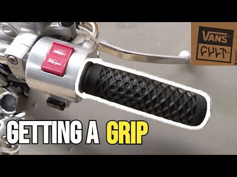 Installing NEW GRIPS on my Honda Shadow 750 Aero!
