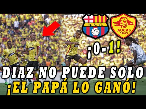 PAPÁ PEGÓ PRIMERO! RESUMEN! BARCELONA SC VS AUCAS (0-1) FINAL IDA LIGA PRO 2022 COMPLETO BSC PERDIÓ