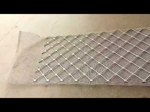 How to make aluminium grill wire mesh full fitting