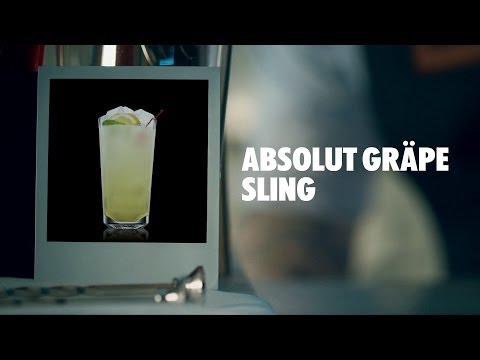 ABSOLUT GRÄPE SLING DRINK RECIPE - HOW TO MIX
