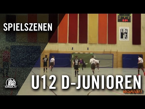 FC St. Pauli - SV Lurup (U12 D-Junioren, Endrunde, Hamburger Hallenmeisterschaft 2017) - Spielszenen