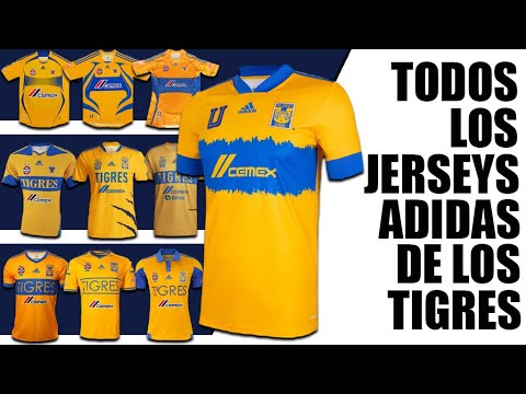 All Adidas Tigres UANL jerseys ● 2006 to 2022 ● #2022 #ligamx #tigres #futbol #jerseys