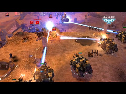 Astartes Mod 2021: 1v3 Battle: Steel Legion vs Orks - Warhammer 40K: Dawn Of War 2: Retribution