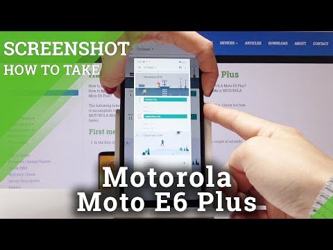 How to Take Screenshot in Motorola Moto E6 Plus - Capture Screen