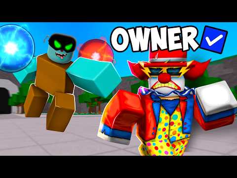 Fighting the OWNER of The Strongest Battlegrounds for ADMIN MOVESETS...