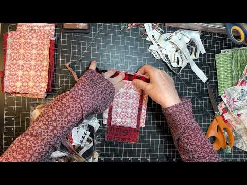 Forgotten Friends Friday!  Craft with Me! - Fabric Flips for Retreat Journal Covers!