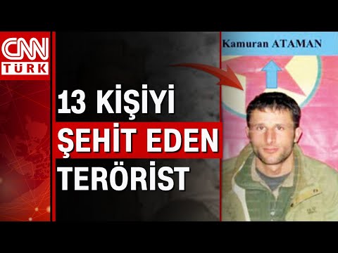 13 vatan evladını şehit eden o hain PKK'lı terörist