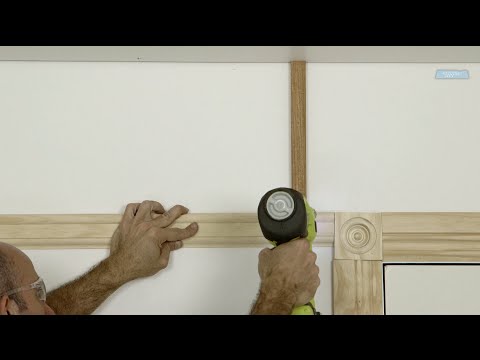 How to install a picture rail