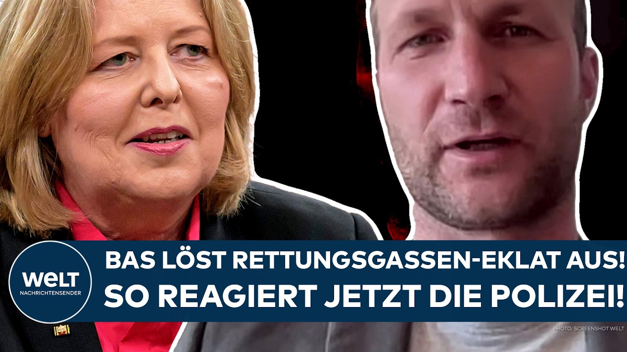 DEUTSCHLAND: Bärbel Bas löst Rettungsgassen-Eklat aus! So reagiert jetzt die Polizei!