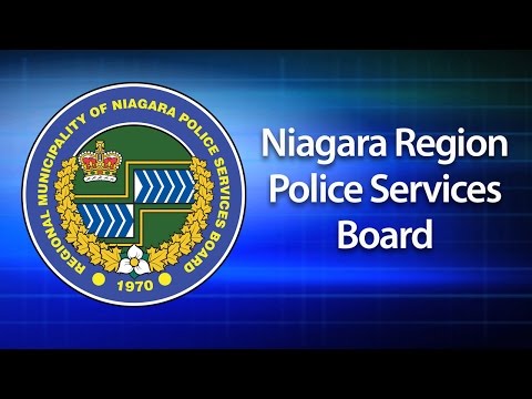 November 24, 2016 Niagara Region Police Service Board Meeting