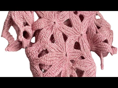 Brunello Cucinelli crochet flower pattern Дикие цветы крючком в поперечной технике.