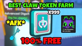 *NEW* 😮 FREE AND AFK, CLAW MACHINE TOKEN FARM IN Pet Simulator 99!