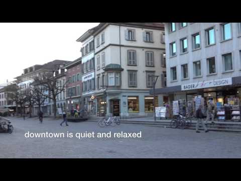 Langenthal town and watch