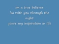 True Believer - Lyrics 