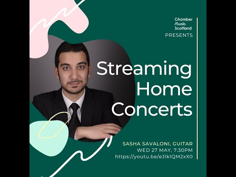 CMS Home Concert Series - Sasha Savaloni