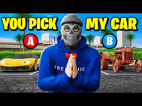 YOU Choose My Car In GTA 5 RP