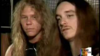 Cliff Burton talks about Dave Mustaine (Radio Interviews)