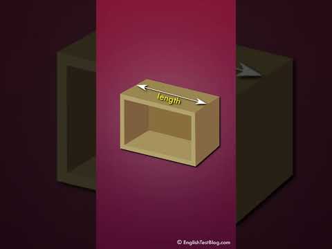 Handy nouns to talk about measurements 📏 📐