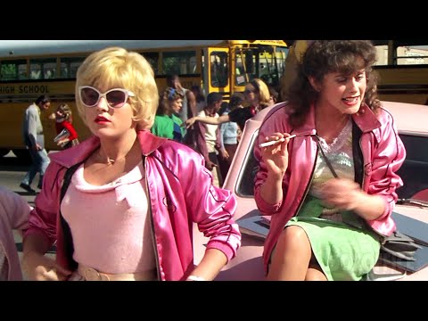 They made a sequel to Grease??? (Back To School Again) | Grease 2 | CLIP