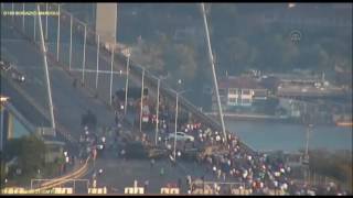 Darbe girişimi İstanbul Büyükşehir Belediyesi kameralarına yansıdı