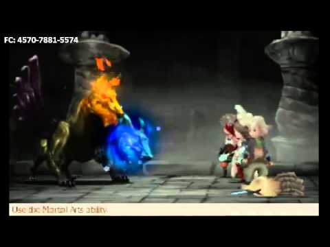 Bravely Default: For The Sequel: wind crystal boss