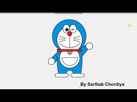 How To Draw Doraemon Using Python With Source Code