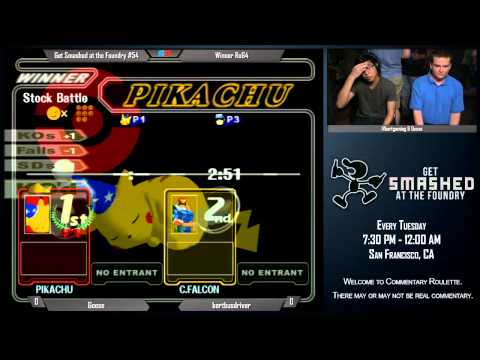 Get Smashed at the Foundry #54 - Winner Ro64: Goose (Pikachu) vs BertBusDriver (C. Falcon)