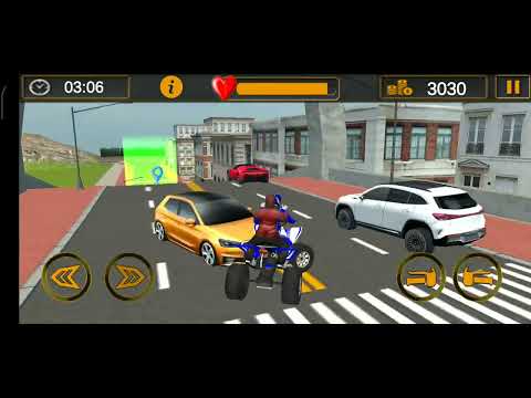 Atv top mountain bike taxi racing game