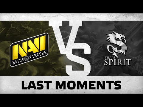WATCH FIRST: Last moments - Na`Vi vs Team Spirit (game 1) @ ESL One Qualifier