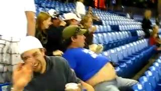 This is me dancing around at the game!