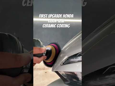 First Upgrade GRAPHENE CERAMIC COATING #hondaclick125i  #honda #ceramiccoating