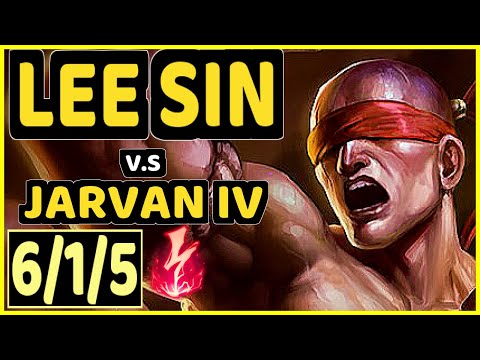 CAEDREL (LEE SIN) vs JARVAN IV - 6/1/5 KDA JUNGLE GAMEPLAY - EUW Ranked GRANDMASTER
