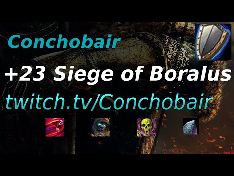 +23 Siege of Boralus | Conchobair Prot Warrior | Tyrannical, Necrotic, Bursting, Awakening | Season4
