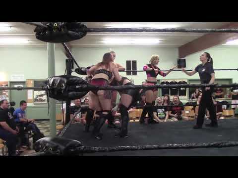 ECCW 321 Battle Riea Von Slasher Calamity Kate Cat Power Izzy McQueen vs Nicole Matthews Sloan Liiza