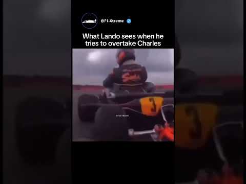 Good luck, Lando… Charles isn’t letting anyone through! 😂🔥