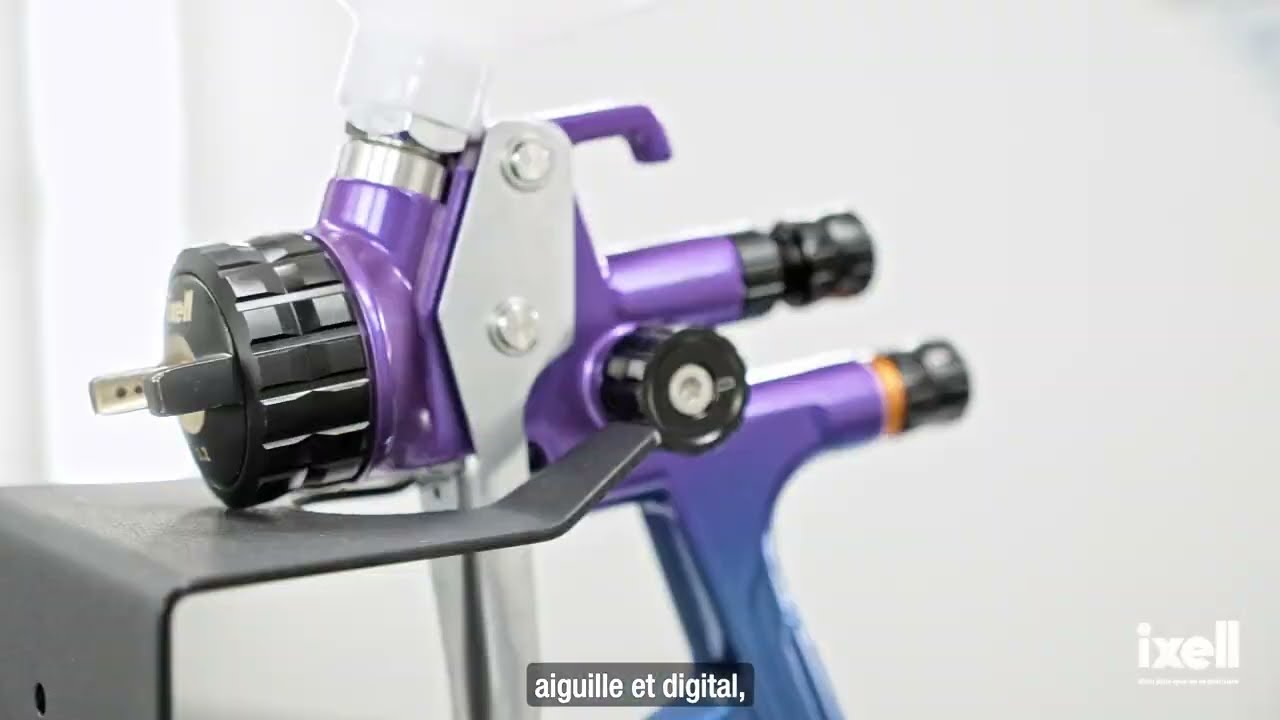 La couleur sous pression : film publicitaire produit pour les pistolets de peinture Ixell