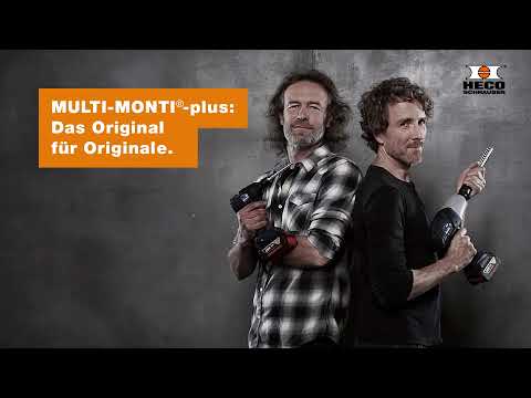 Vis béton acier zingué tête fraisée filetage total Ø7,5mm MULTI-MONTI Plus HECO