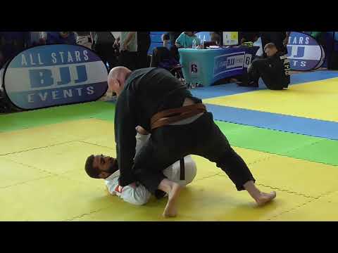 Vinicius Coimbra vs Christopher Sherrington -- All Stars BJJ Europeans 2022 - Brown Adult - Open