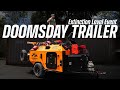 Apocalypses Rated Off Road Trailer Featuring Bear Spray Cannons, Air Purifier, Bullet Proof Glass!