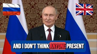 Putin Asked If Trump Deserves a Nobel Prize