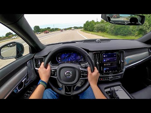 2022 Volvo S90 B6 AWD R-Design - POV Test Drive (Binaural Audio)