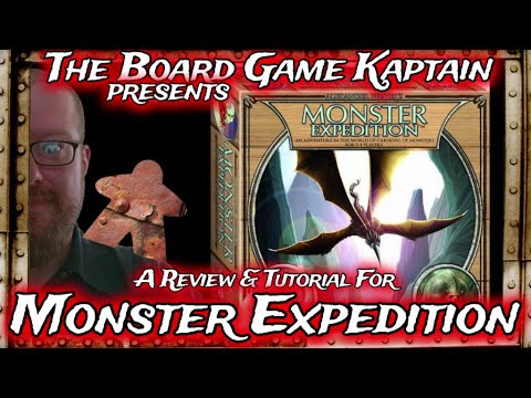 The Board Game Kaptain's Review & Tutorial for Monster Expedition