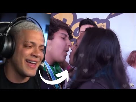 CEROL REAGINDO - DEIXOU O NAMORADO TIRAR O BV DA AMIGA - CANTADAS ENFADONHAS!!