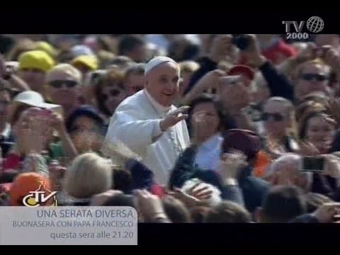 "Una serata diversa. Buonasera con Papa Francesco".In onda su Tv2000 il mercoledì alle 21.20